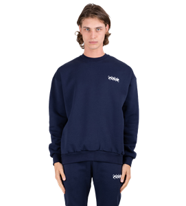 four Circles Logo Crewneck Marine Blue - L
