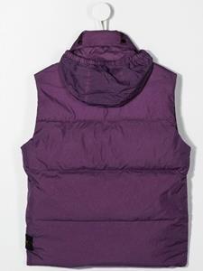 stoneislandjunior Stone Island Junior Bodywarmer met capuchon - Paars