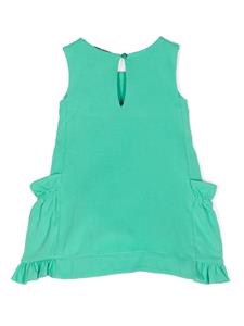 Emporio Armani Kids Jurk met striksluiting - Groen