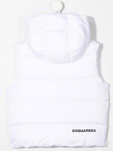 dsquared2kids DSQUARED2 KIDS Bodywarmer met capuchon - Wit
