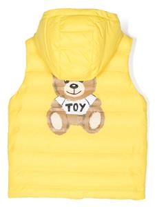moschinokids Moschino Kids Bodywarmer met teddybeer - Geel