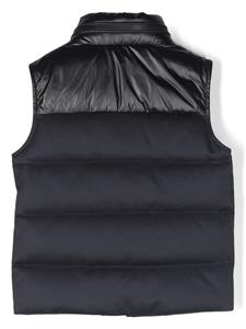 Moncler Enfant Gilet met logopatch - Blauw