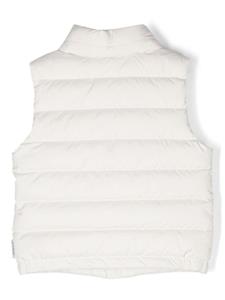 Moncler Enfant Bodywarmer met geborduurd logo - Wit