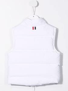 Thom Browne Kids Gestreepte bodywarmer - Wit