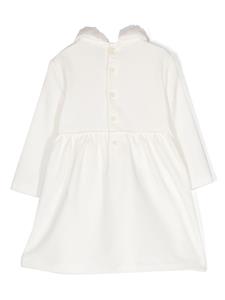 ilgufo Il Gufo Jurk met bloemenpatch - Wit