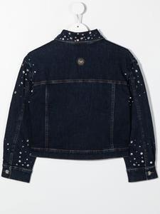 Philipp Plein Junior Denim jack - Blauw