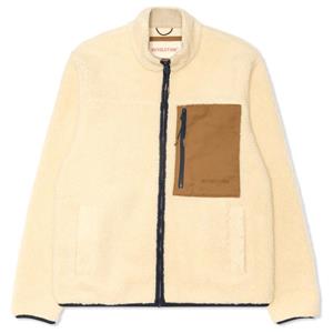 Kort pluche jack met contrasterende borstzak Revolution