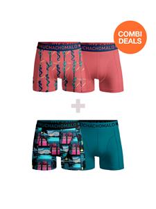 Jongens 2+2-pack Boxershorts Print