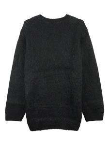 yohjiyamamoto Yohji Yamamoto Trui met ronde hals - Zwart