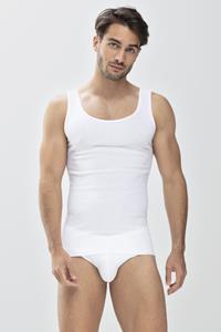 Mey Mouwloos herenshirt Serie Casual Cotton Wit