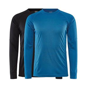 Craft 2-Pack Core - Thermoshirt lange mouw Heren - Ronde hals - Thermo ondergoed heren - Snel drogend