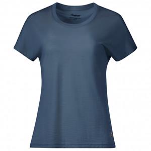 Bergans  Women's Urban Wool Tee - Merinoshirt, blauw