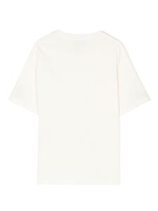 Emporio Armani Kids T-shirt met afwerking - Beige