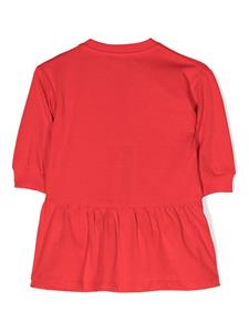 kenzokids Kenzo Kids Jurk met logoprint - Rood