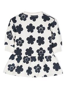 kenzokids Kenzo Kids Jurk met bloemenprint - Wit
