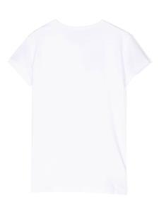 lanvinenfant Lanvin Enfant T-shirt met geborduurd logo - Wit