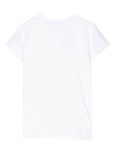 Lanvin Enfant T-shirt met geborduurd logo - Wit