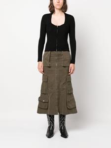 isabelmarant ISABEL MARANT Ribgebreid vest - Zwart