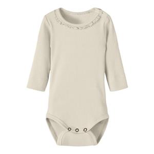 LIL ATELIER Lil'Atelier Lange Mouw Bodysuit Nbfgago Turtledove