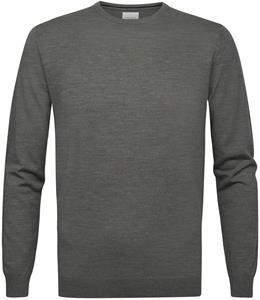 Profuomo Pullover Merinowol Donkergroen