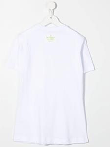 pinkokids Pinko Kids T-shirtjurk met logoprint - Wit