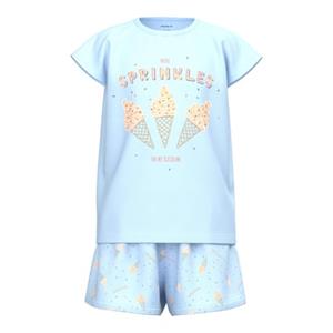 Name-It meisjes shortama - Icecream - Katoenen zomer pyjama korte broek