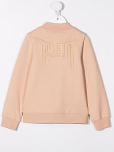 philipppleinjunior Philipp Plein Junior Bomberjack met stras - Beige