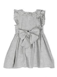 ilgufo Il Gufo Jurk met gingham ruit - Grijs