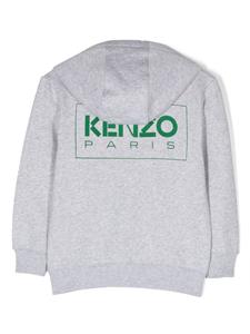 Kenzo Kids Hoodie met logoprint - Grijs