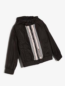 monclerenfant Moncler Enfant Bomberjack met capuchon - Zwart