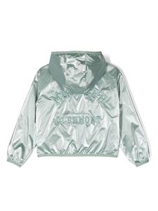 monclerenfant Moncler Enfant Bomberjack met geborduurd logo - Groen