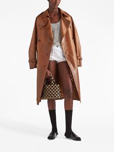 Prada Leren jas - Bruin