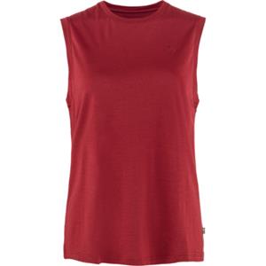 Fjällräven Abisko Wool Tank Top W Bordeaux / Kastanjebruin/Lichtrood