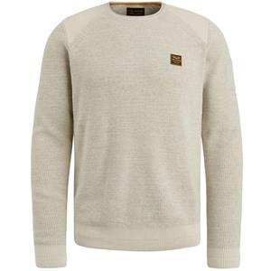 Pme legend R-neck Cotton Rib Melee Knit