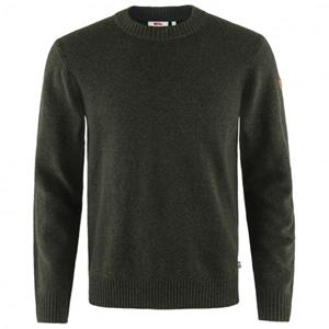 Fjällräven Övik Round-neck Sweater Trui Donkergrijs