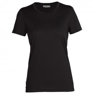 Icebreaker  Women's Tech Lite II S/S Tee - Merinoshirt, zwart