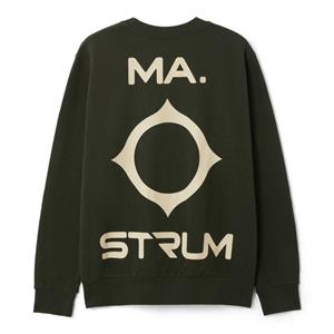 Ma.strum Oversized Back Logo Print Sweat