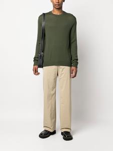 Jil Sander Trui met geborduurd logo - Groen