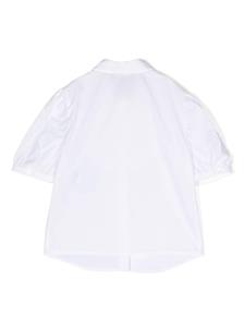 Emporio Armani Kids Shirt met bies - Wit