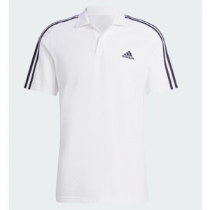 Poloshirt en klein geborduurd logo in piqué adidas Essentials 3-Stripes