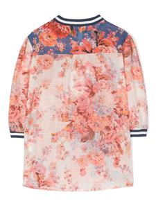 zimmermannkids ZIMMERMANN Kids Shirt met bloemenprint - Roze