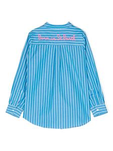 mc2saintbarthkids MC2 Saint Barth Kids Gestreept shirt - Blauw