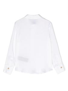 balmainkids Balmain Kids Shirt met logopatroon - Wit