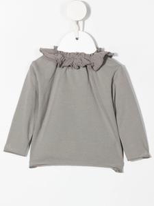 teddy&minou TEDDY & MINOU Top met ruches - Grijs