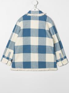 Woolrich Kids Geruit shirtjack - Wit