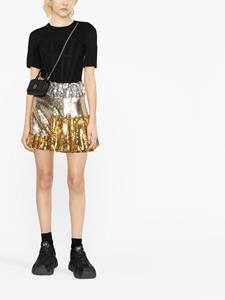 Rabanne Gelaagde mini-rok - Zilver