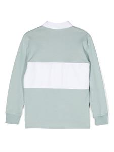 Poloshirt met logoprint - Blauw