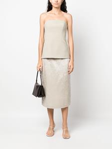filippak Filippa K Fluwelen midi-rok - Beige