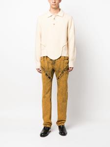 juntaekim JUNTAE KIM Ribgebreide trui - Beige