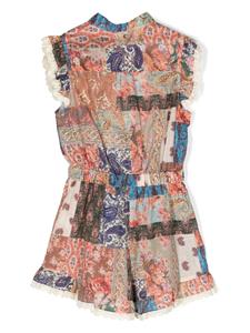 zimmermannkids ZIMMERMANN Kids Shirtjurk met paisley-print - Roze